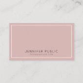 Moderne berufliche einfache schlichte elegante visitenkarte (Vorderseite)