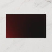 Moderne Berufliche, einfache Schlichte Visitenkart Visitenkarte (Rückseite)