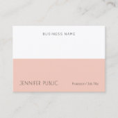 Moderne, Berufliche, einfache und elegante Vorlage Visitenkarte (Vorderseite)