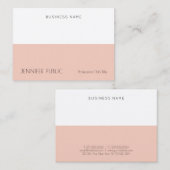 Moderne, Berufliche, einfache und elegante Vorlage Visitenkarte (Vorne/Hinten)