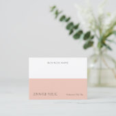 Moderne, Berufliche, einfache und elegante Vorlage Visitenkarte (Stehend Vorderseite)