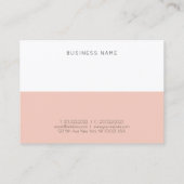 Moderne, Berufliche, einfache und elegante Vorlage Visitenkarte (Rückseite)