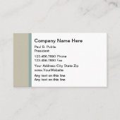 Moderne Berufliche, einfache Visitenkarten Visitenkarte (Vorderseite)