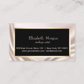 Moderne Berufliche Elegant Frame Loyalty Card Treuekarte (Rückseite)