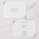 Moderne Berufliche Elegante einfache Vorlage Visitenkarte (Vorne/Hinten)