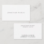 Moderne Berufliche Elegante einfache Vorlage Visitenkarte (Vorne/Hinten)