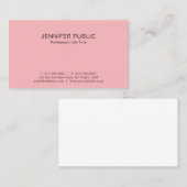 Moderne Berufliche Elegante Farben Schlicht Visitenkarte (Vorne/Hinten)