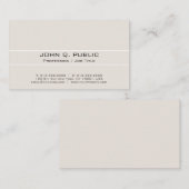 Moderne berufliche elegante harmonische Farben Visitenkarte (Vorne/Hinten)