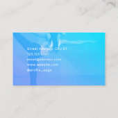 Moderne berufliche, elegante Kinokarte Visitenkarte (Rückseite)