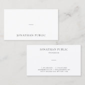 Moderne Berufliche Elegante Minimalistisch Visitenkarte (Vorne/Hinten)