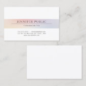 Moderne Berufliche Elegante Minimalistische Schlic Visitenkarte (Vorne/Hinten)