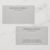 Moderne Berufliche, elegante Minimalistische Vorla Visitenkarte (Vorne/Hinten)