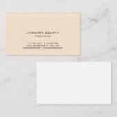 Moderne Berufliche Eleganz Einfach Schlicht Visitenkarte (Vorne/Hinten)