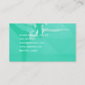 Moderne, berufliche Eleganz Visitenkarte (Rückseite)