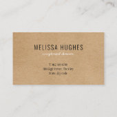 Moderne Berufliche Erinnerung Terminkarte (Rückseite)