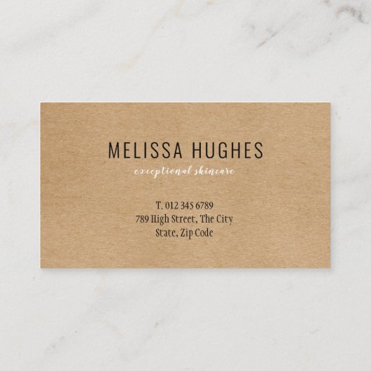 Moderne Berufliche Erinnerung Terminkarte (Rückseite)