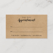 Moderne Berufliche Erinnerung Terminkarte (Vorderseite)