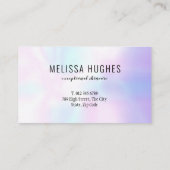 Moderne Berufliche Erinnerung Terminkarte (Rückseite)