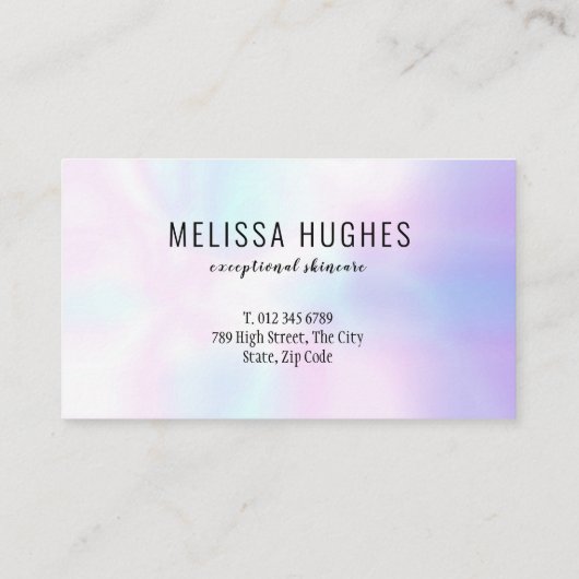 Moderne Berufliche Erinnerung Terminkarte (Rückseite)