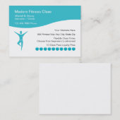 Moderne berufliche Fitness-Geschäfts-Karten Treuekarte (Vorne/Hinten)