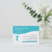 Moderne berufliche Fitness-Geschäfts-Karten Treuekarte (Stehend Vorderseite)