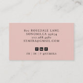 Moderne Berufliche Foto Business Consultant Card Visitenkarte (Rückseite)