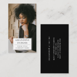 Moderne Berufliche Foto-Visitenkarte Visitenkarte