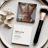 Moderne Berufliche Fotografie Quadratische Visitenkarte