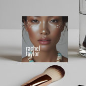 Moderne Berufliche Fotografie Quadratische Visitenkarte