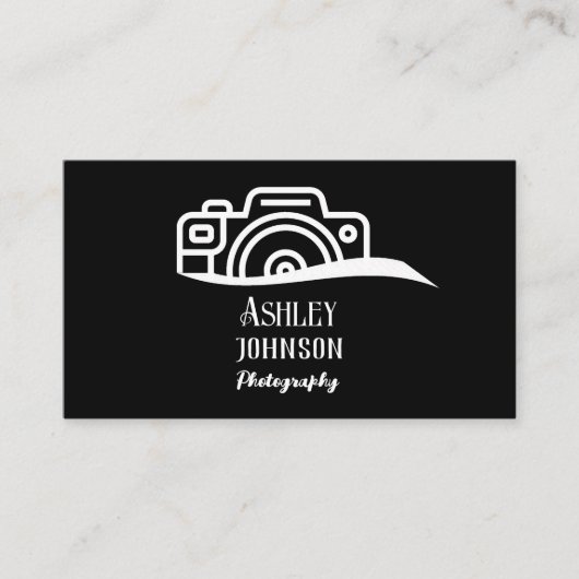 Moderne Berufliche Fotografie Visitenkarte (Vorderseite)