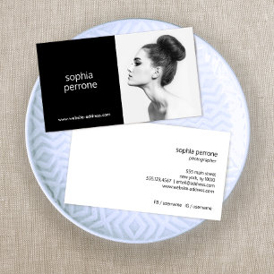 Moderne Berufliche Fotokarte Visitenkarte