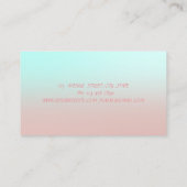 Moderne Berufliche Fun Circles Visitenkarte (Rückseite)