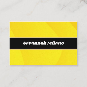 Moderne Berufliche Gelbe Visitenkarte