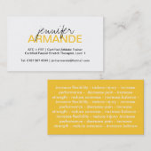 Moderne berufliche Geschäfts-Karte Visitenkarte (Vorne/Hinten)