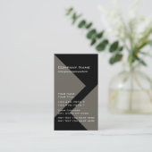 Moderne berufliche Geschäfts-Karten Visitenkarte (Stehend Vorderseite)