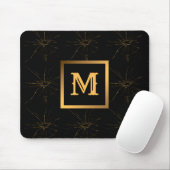 Moderne Berufliche Glasreparatur Mit Monogramm Mousepad (Mit Mouse)