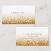 Moderne Berufliche Glitterie, Bokeh Visitenkarte (Vorne/Hinten)