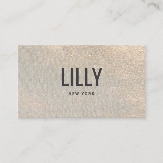 Moderne Berufliche Goldtextur Stilvoll Visitenkarte (Vorderseite)