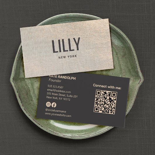 Moderne Berufliche Goldtextur Stilvoll Visitenkarte