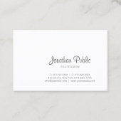 Moderne Berufliche handgeschriebene Skripte Elegan Visitenkarte (Vorderseite)