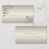 Moderne Berufliche, helle,glänzende Oberfläche Visitenkarte (Vorne/Hinten)