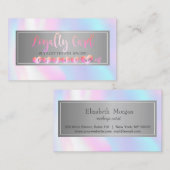 Moderne Berufliche Herzenslust, holografisch Treuekarte (Vorne/Hinten)