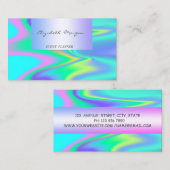 Moderne Berufliche Holografie Visitenkarte (Vorne/Hinten)