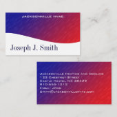 Moderne Berufliche HVAC-Visitenkarten Visitenkarte (Vorne/Hinten)