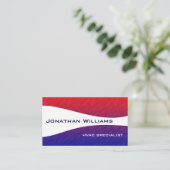 Moderne Berufliche HVAC-Visitenkarten Visitenkarte (Stehend Vorderseite)