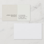 Moderne Berufliche Klasse sauber Schlicht Visitenkarte (Vorne/Hinten)