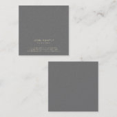 Moderne Berufliche, kreative Perle zum Abschluss Quadratische Visitenkarte (Vorne/Hinten)