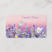 Moderne, Berufliche Lavander-Verabredung Terminkarte (Vorderseite)