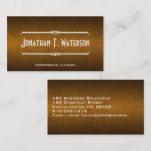 Moderne Berufliche Lederkarten Visitenkarte (Vorne/Hinten)