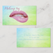 Moderne Berufliche Lippen Visitenkarte (Vorne/Hinten)